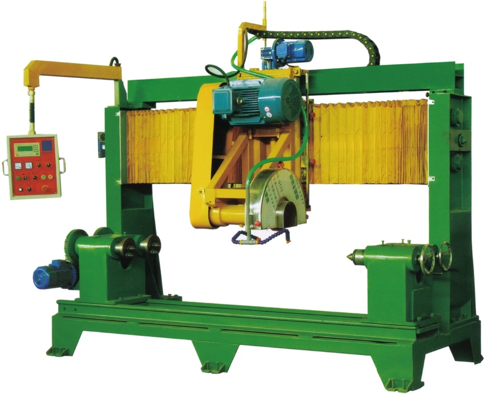 China Automatic Stone Lathe Cutting Machine Profiling/Railing Granite/Marble Column in Stone Processing Machinery