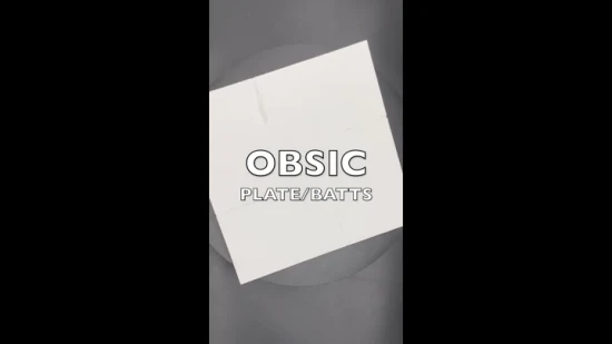 Obsic Refactory Material Supplier Plaques de carbure de silicium liées à l'oxyde Dalle de panneau Sic pour céramique