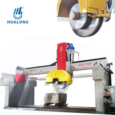 Hualong CE Machine de découpe automatique à haute vitesse multi-lames pour blocs de pierre pour quartz de granit de marbre en Inde / Afrique